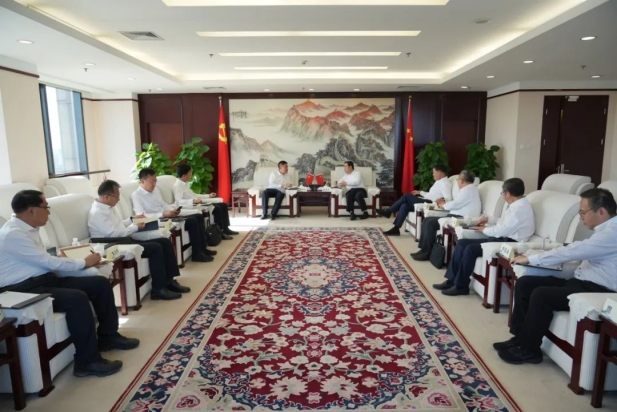 白忠泉董事長與河北省副省長趙新海會談